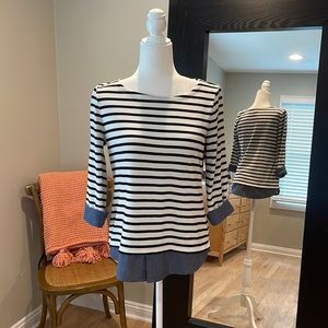 2 tops: Size medium tops, knit, neutral